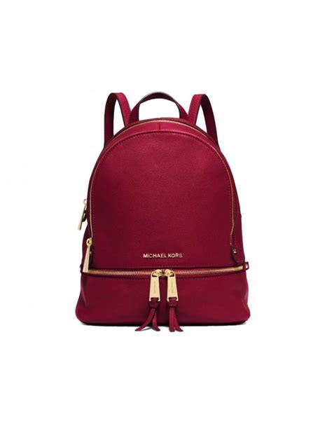 michael kors bags burgundy|Michael Kors burgundy backpack.